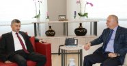 Vali Bektaş'tan Başkan Ergün'e Veda Ziyareti