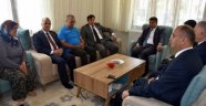 Bayramda şehit aileleri unutulmadı