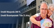 Emekli Maaşında 200, Emekli İkramiyesinde 7 Bin TL Artış