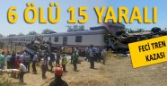 Manisa'da tren kazası: 6 ölü, 15 Kişi Yaralı