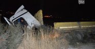 Direksiyon hakimiyeti kaybetti şarampole uçtu