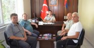 Kula'da Yeni Komutana Ziyaret