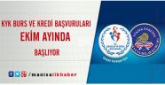 KYK Burs ve Kredi Başvuruları Ekim Ayında