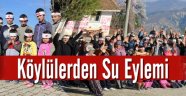 Köylüler Kaynak Sularının İhalesini Protesto Etti