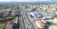Akhisar'da bayram trafiği çilesi