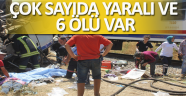 Alaşehir'deki tren kazası çok sayıda yaralı var