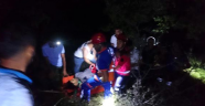 Balık tutmak istedi ancak kayalıklara düştü