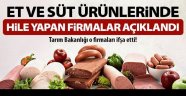 İşte Gıda Ürünlerinde Hile Yapanlar..
