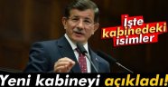 İşte Yeni Kabine