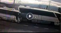 Manisa'da Servisler Çarpıştı