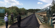 Regülatör köprüsüne asfalt yapıldı